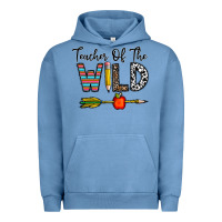 Pigment Pebble Blue teacher of the wild Urban Hoodie - CowhideDigitalArt
