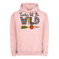 Pigment Salmon teacher of the wild Urban Hoodie - CowhideDigitalArt