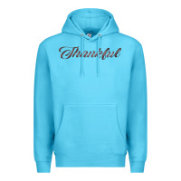 Ocean Blue thankful Premium Hoodie - FaDigitalArtStudio