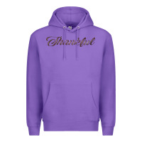 Purple thankful Premium Hoodie - FaDigitalArtStudio