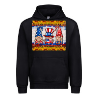 Black usa gnome Urban Hoodie - HRA Design Shop