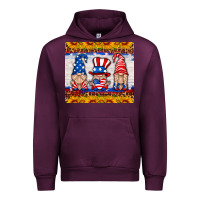 Mauve Wine usa gnome Urban Hoodie - HRA Design Shop