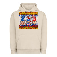 Pigment French Oak usa gnome Urban Hoodie - HRA Design Shop