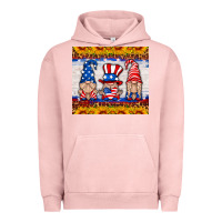 Pigment Salmon usa gnome Urban Hoodie - HRA Design Shop