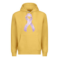 Antique Gold testicular cancer ribbon fa element Premium Hoodie - FaDigitalArtStudio