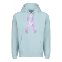 Blue Mist testicular cancer ribbon fa element Premium Hoodie - FaDigitalArtStudio