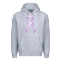 Heather Grey testicular cancer ribbon fa element Premium Hoodie - FaDigitalArtStudio