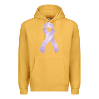 Mustard testicular cancer ribbon fa element Premium Hoodie - FaDigitalArtStudio