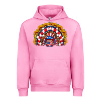 Fuchsia Pink usa gnome sunflower rainbow Urban Hoodie - HRA Design Shop