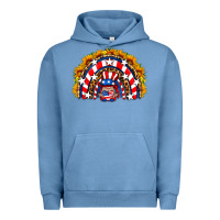 Pigment Pebble Blue usa gnome sunflower rainbow Urban Hoodie - HRA Design Shop