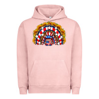 Pigment Salmon usa gnome sunflower rainbow Urban Hoodie - HRA Design Shop