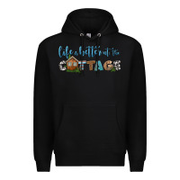 Black life is better at the cottage Premium Hoodie - HRA Design Shop