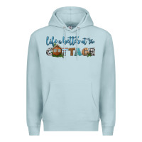 Blue Mist life is better at the cottage Premium Hoodie - HRA Design Shop