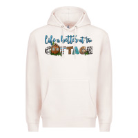 Pale Pink life is better at the cottage Premium Hoodie - HRA Design Shop
