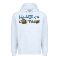 White life is better at the cottage Premium Hoodie - HRA Design Shop