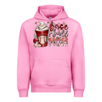 Fuchsia Pink baseball mom coffee Urban Hoodie - RacoonDesign