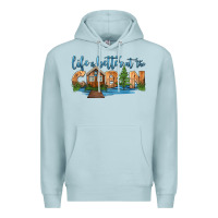 Blue Mist life is better at the cabin Premium Hoodie - HRA Design Shop