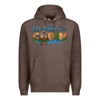 Coffee life is better at the cabin Premium Hoodie - HRA Design Shop