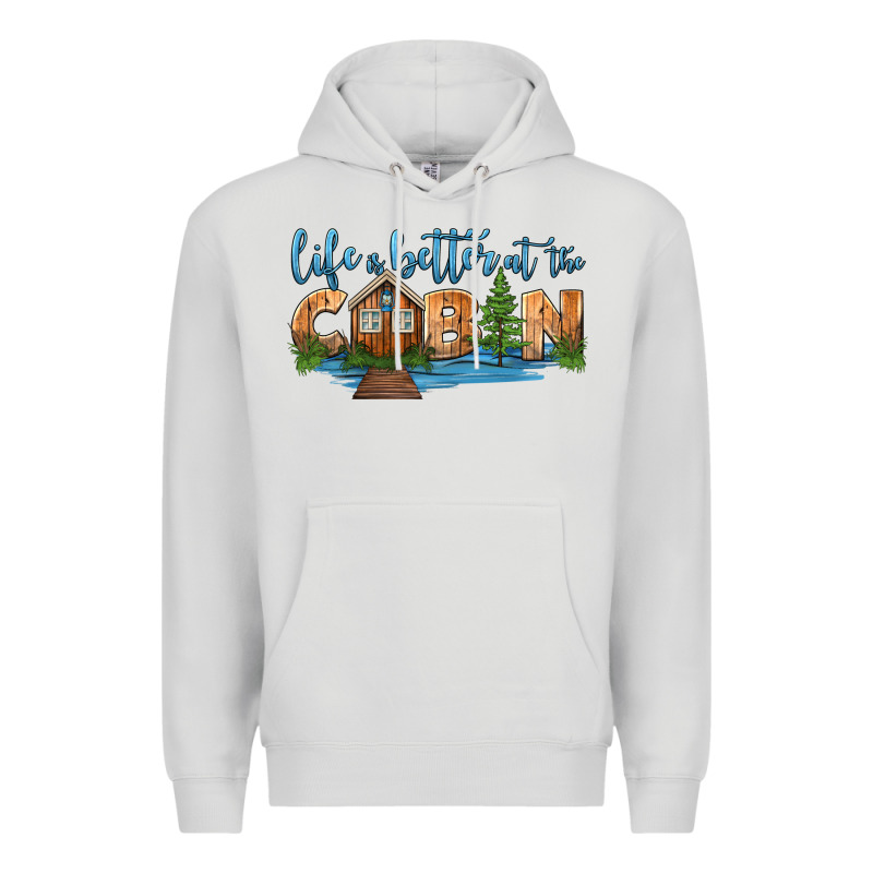 Life Is Better At The Cabin Premium Hoodie by HRA Design Shop | Teevron