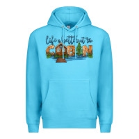 Ocean Blue life is better at the cabin Premium Hoodie - HRA Design Shop