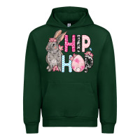 Forest Green Easter Day Hip hop bunny Urban Hoodie - OliviaCreatesArt