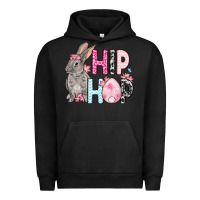 Pigment Black Easter Day Hip hop bunny Urban Hoodie - OliviaCreatesArt