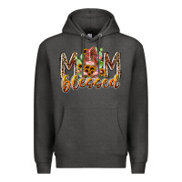 Charcoal Heather mom blessed Premium Hoodie - RacoonDesign