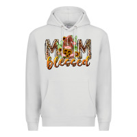 Dove Grey mom blessed Premium Hoodie - RacoonDesign
