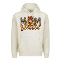 Oatmeal Heather mom blessed Premium Hoodie - RacoonDesign