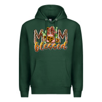 Sports Green mom blessed Premium Hoodie - RacoonDesign