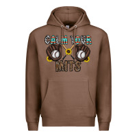 Chestnut calm your mits baseball Premium Hoodie - CowhideDigitalArt
