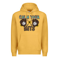 Mustard calm your mits baseball Premium Hoodie - CowhideDigitalArt