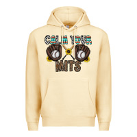 Pina Colada calm your mits baseball Premium Hoodie - CowhideDigitalArt