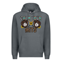 Rock calm your mits baseball Premium Hoodie - CowhideDigitalArt