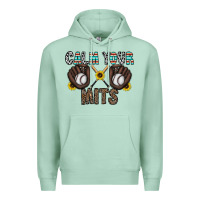 Seafoam calm your mits baseball Premium Hoodie - CowhideDigitalArt