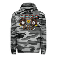 Slate Camo calm your mits baseball Premium Hoodie - CowhideDigitalArt
