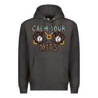 Smoke calm your mits baseball Premium Hoodie - CowhideDigitalArt