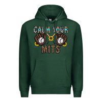 Sports Green calm your mits baseball Premium Hoodie - CowhideDigitalArt
