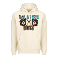Tofu calm your mits baseball Premium Hoodie - CowhideDigitalArt
