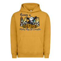 Pigment Peanut Butter being a mom makes my life complate Urban Hoodie - CowhideDigitalArt