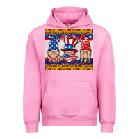 Fuchsia Pink usa gnome mouse pad Urban Hoodie - HRA Design Shop