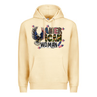 Pina Colada american woman Premium Hoodie - CowhideDigitalArt