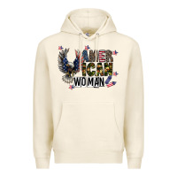 Tofu american woman Premium Hoodie - CowhideDigitalArt