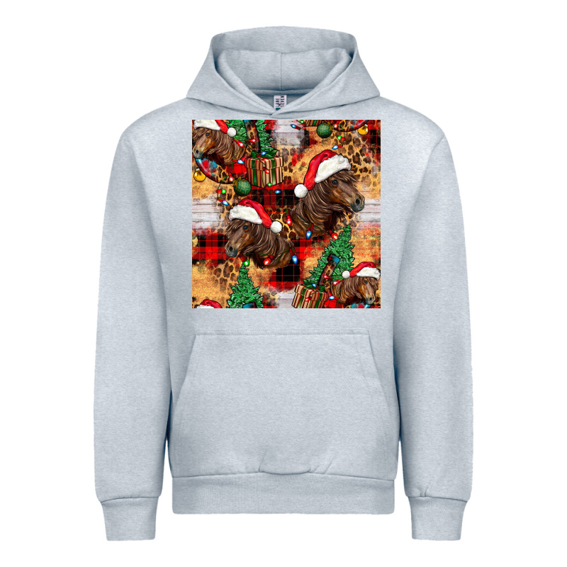 Christmas Horse Leopard Tartan Urban Hoodie by FaDigitalArtStudio | Teevron