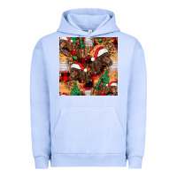 Pigment Grape Ice christmas horse leopard tartan Urban Hoodie - FaDigitalArtStudio