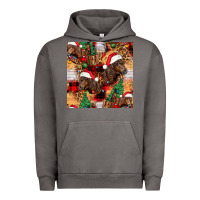 Pigment Tornado christmas horse leopard tartan Urban Hoodie - FaDigitalArtStudio