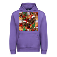 Tulip christmas horse leopard tartan Urban Hoodie - FaDigitalArtStudio