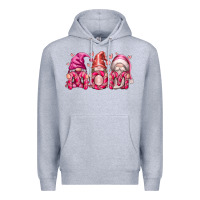 Heather Grey Mom Gnomes Premium Hoodie - RacoonDesign