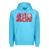 Ocean Blue Mom Gnomes Premium Hoodie - RacoonDesign