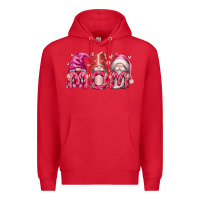 Red Mom Gnomes Premium Hoodie - RacoonDesign